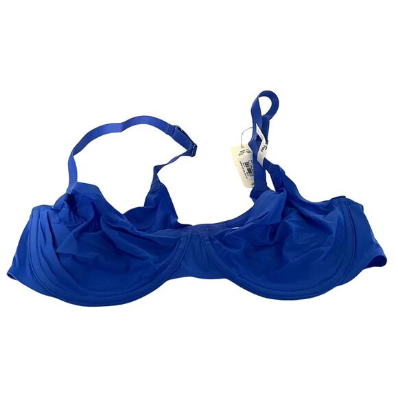 NWT Aerie Women's SMOOTHEZ Mesh Unlined Full Coverage Bra Blue Size 36C - Picture 1 of 8